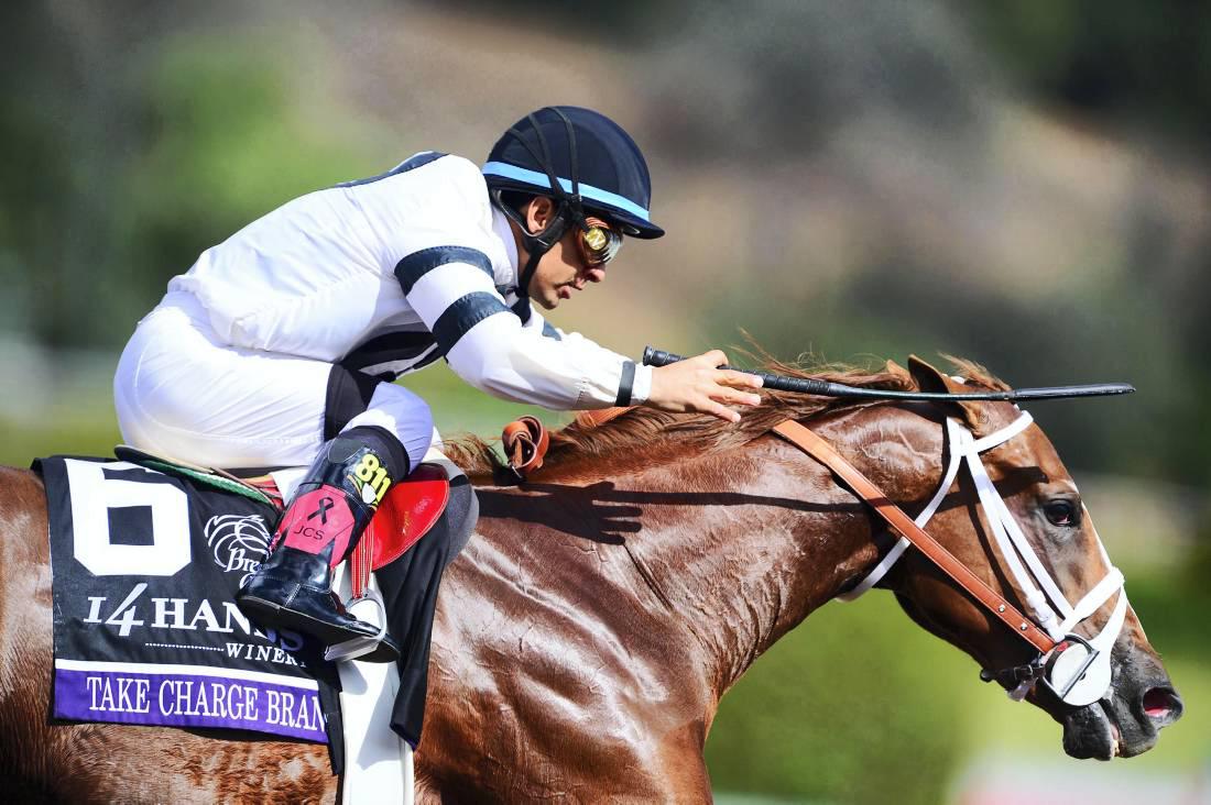 AMERICA: Take Charge Brandi  claims the crown in Princess Stakes