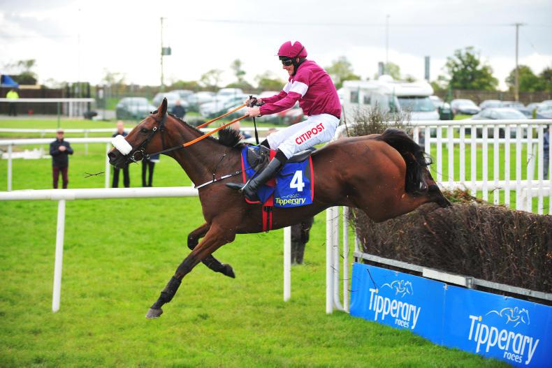 High-class hurdler Death Duty makes winning debut over fences at Tipperary
