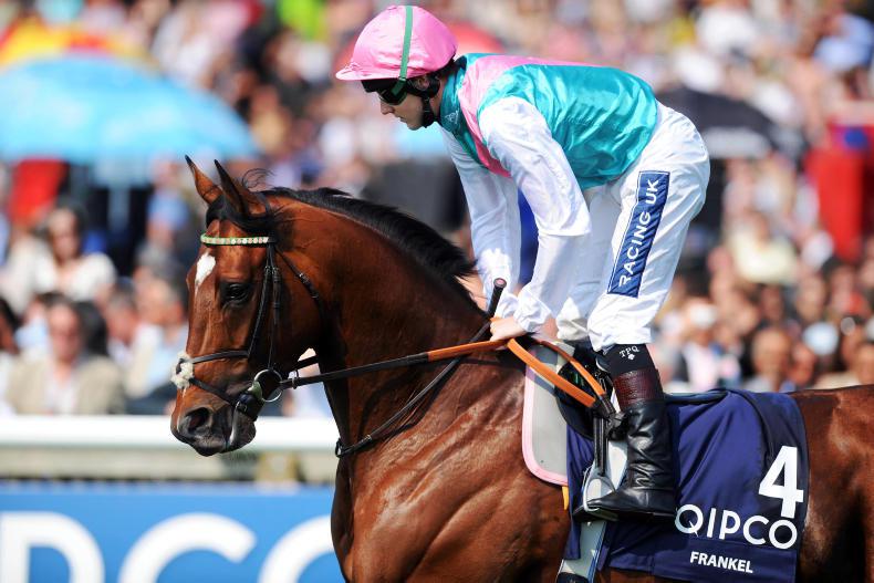 Frankel up £50,000 as Juddmonte announce fees for 2018
